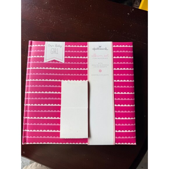 Hallmark Our Baby Girl Album Shower Gift 120 4x6 Pictures and Free Brag Book NWT - Picture 1 of 4